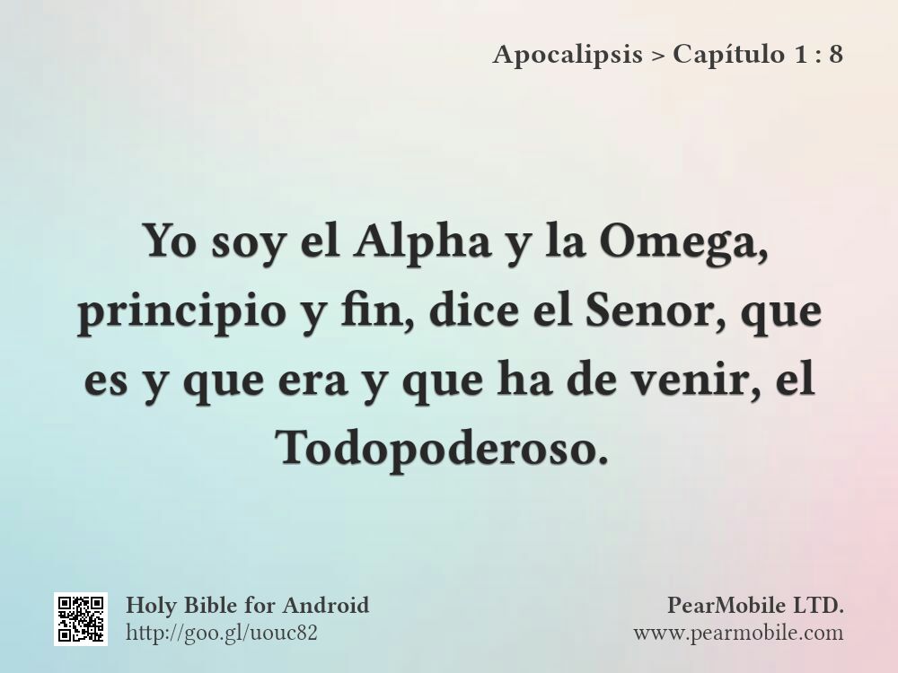Apocalipsis, Capítulo 1:8